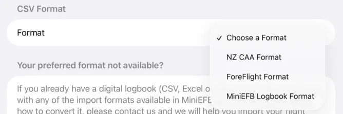 import formats