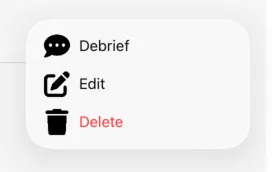 options menu