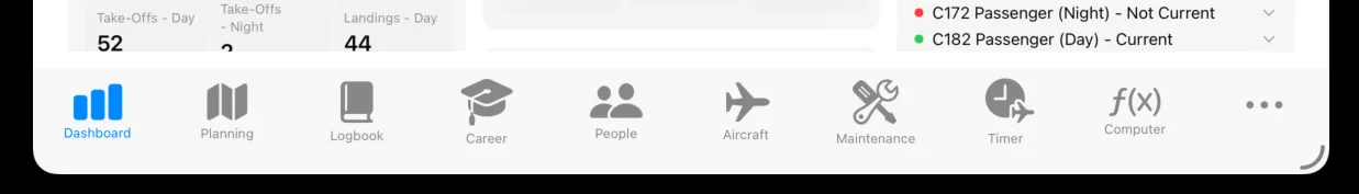 bottom navigation bar