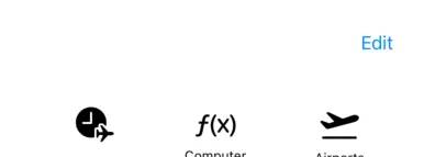 menu edit button